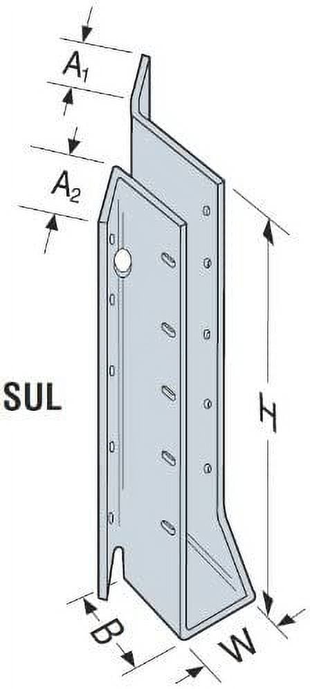 25 Pack Simpson Strong Tie SUL26 2 x 6 Face Mount Joist Hanger Skewed 45 Left