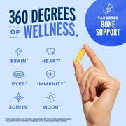 زيت السمك OceanBlue Omega-3 2100 ثلاثي القوة، 60 كبسولة هلامية، نسبة عالية من EPA DHA، بدون تجشؤ، خالي من الزئبق، يدعم القلب والعظام والجهاز المناعي