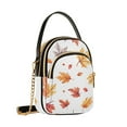 thumbnail image 7 of FORMRS Crossbody Bag for Women Shoulder Cell Phone Purse with Zipper, Watercolor Autumn Leaves, 7 of 7