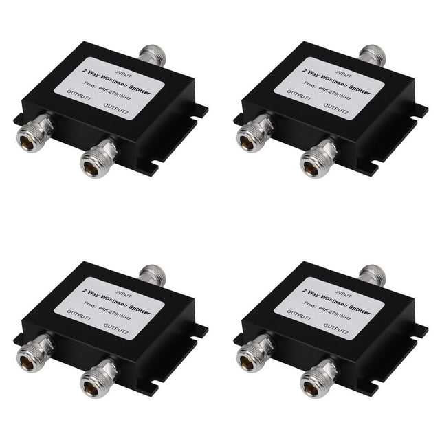 4X 698-2700Mhz 2 Way Splitter Power Splitter Divider Gsm 4G Lte W-Cdma FDD Antena Repetidora de Señal Móvil