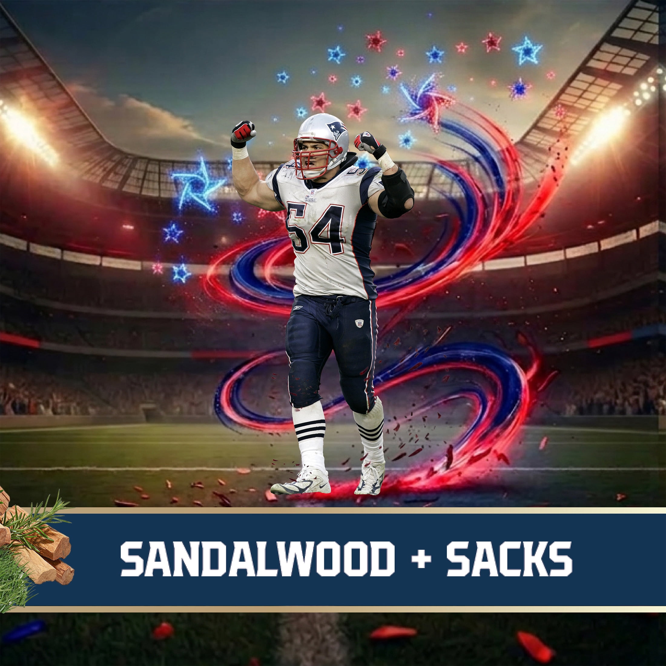 Old Spice Deodorant for Men, Antiperspirant, NFL Collection, Tedy Bruschi, Scent of Sandalwood + Sacks, 2.6 oz