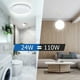 thumbnail image 3 of Lampara De Techo Sobreponer Led 24w Luminaria Plafon Blanca Estructura Blanco, 3 of 8