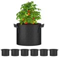 thumbnail image 1 of Bolsas de cultivo HealSmart Nonwoven de 5 galones, paquete de 6 unidades, para jardín, 1 of 5