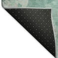 thumbnail image 5 of Addison Rugs Mayfield Premium Machine Washable Transitional Modern Teal Rectangle Rug, 10' X 14' Machine Washable Transitional Modern Teal Oversized Sherpa Throw Blanket, 5 of 7