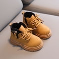 thumbnail image 3 of fvwitlyh Boys Boots Toddler Work Boots Size 8 Toddler Boys And Girls Booties Little Kid Shoes Short Boots Casual Kids outside Winter Boots, 3 of 5