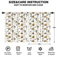 thumbnail image 2 of Blackout Kids Curtains,Cartoon Construction Vehicles Mixers White Pattern Childrens Insulated Curtains Set Of 2,Bedroom Essentials,Toddler Room Decor 42"x54", 2 of 5