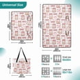 thumbnail image 2 of Extra Large Picnic Beach Blanket Waterproof Sand Proof Portable Outdoor Mat Cute Otter with Sunglasses 60x80, 2 of 9