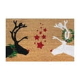 thumbnail image 3 of Christmas Door Mat, 23.6" x 15.7" Reindeer Christmas Welcome Mat Christmas Trees Doormat, Non Slip Washable Christmas Door Mats Outside Indoor for Home Front Porch Bath Kitchen Decor, 3 of 4