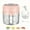 Pink, variant on Electric Mini Garlic Chopper, Portable Veggie Chopper,Garlic Grinder Masher Onion Chopper, Stainless Steel Blades, Auto Shut Off, Cordless Food Processor for Ginger, Chili, Fruit, Meat,etc(Gray)