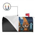 thumbnail image 2 of Happy Halloween Spooky Gnomes Short Mailbox Covers,Magnetic 18x21 Inch Mailboxwrap Water Proof Reusable Halloween Box Wraps for Rustic Farmhouse Home Decor, 2 of 5