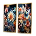 thumbnail image 3 of Designart "pasture Butterfly pasture II" Meadow Framed Wall Art Set Of 2 - Multi-Color Landscapes Framed Wall Art Set Of 2, 3 of 7