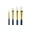 Blue, variant on Fundamentals Paint Brush Set Long Handled For Decorative Arts, Watercolor, Acrylic, Oils, Set Of 3 Large Bristle Paint Brushes - Set No. 7