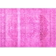 thumbnail image 1 of Ahgly Company Indoor Rectangle Abstract Pink Contemporary Area Rugs, 2' x 3', 1 of 4