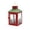 Red, variant on YuanGuangQ Christmas Hanging Candle Lantern Decor, Metal Printed Glass Window Vintage Candle Holder Ornament, Festive Candle Lantern for Tabletop Home Holiday Decoration
