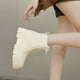 thumbnail image 5 of Botas de lluvia de fondo grueso de moda para mujer, botas de lluvia de fondo suave antideslizantes con tubo medio impermeables, 5 of 6