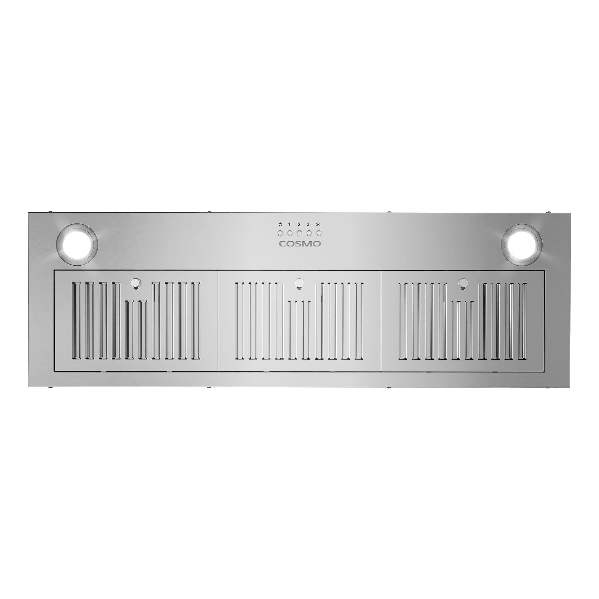36 in. Lumin Collection Ducted Insert Range Hood in Stainless Steel