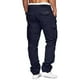 thumbnail image 4 of Pantalones cargo para hombre, pantalones informales para senderismo - Algodón, múltiples bolsillos, corte holgado, 4 of 4