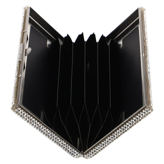 Worgeous Elegant Card Holder Multifunctional Credit Card Organizer Rhinestone Card Holder Name Card Case Mens Credit Card Wallet Business Card Holder