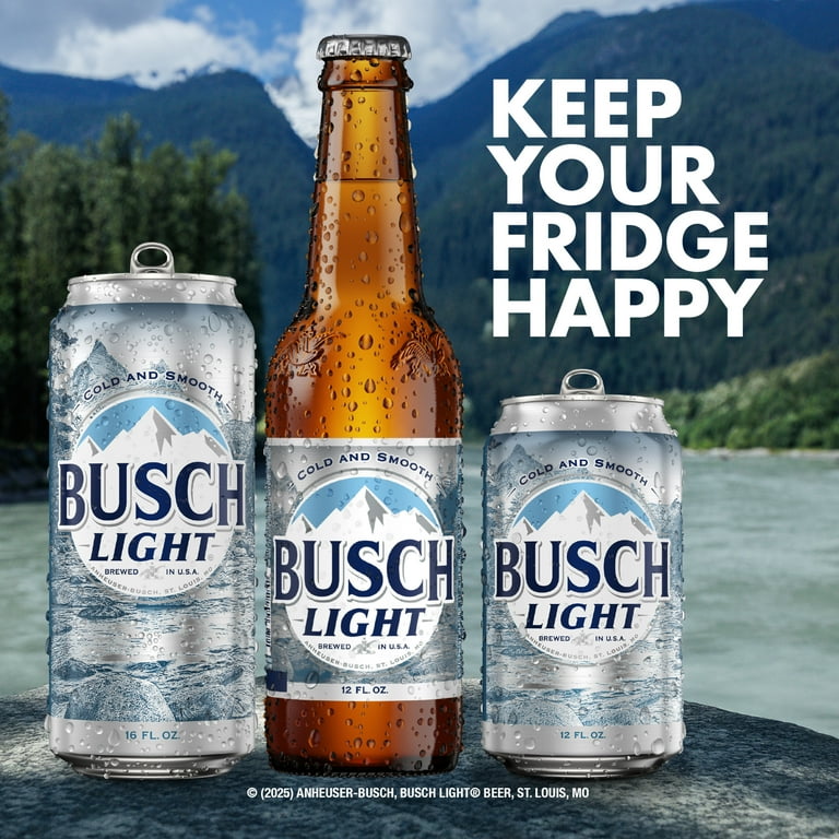 Busch Light American Light Lager Beer 30 Pack 12 fl oz