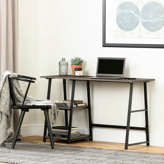 Bureau industriel avec rangement Evane, de Meubles South Shore