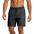 thumbnail image 7 of LTTVQM Mens Athletic Shorts Outdoor Running Shorts Quick Dry Lightweight Workout Gym Shorts with Zipper Pockets Dark Gray 2XL, 7 of 7