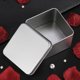 thumbnail image 3 of unbranded Caja Metálica Vacía De Latón Plateado Para Almacenar Especias Y Té De Cuadrado, 3 of 6