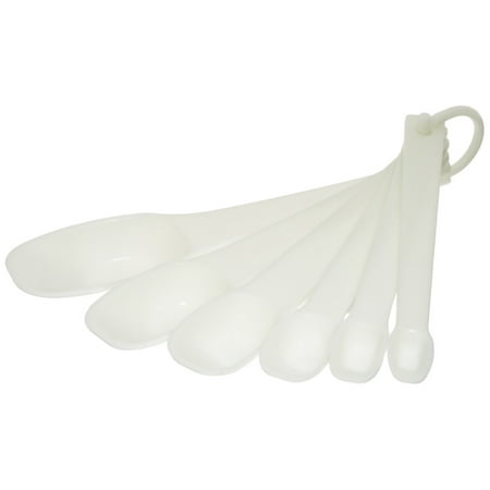 

Rubbermaid Commercial 6 Piece Measuring Spoon Set White (FG8316ASWHT)