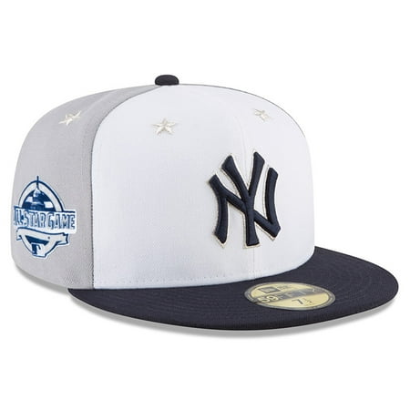 - New York Yankees New Era 2018 MLB All-Star Game On-Field 59FIFTY Fitted Hat - White/Navy