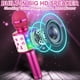 thumbnail image 4 of Micrófono para niños oso de fresa Karaoke inalámbrico Bluetooth rosa, 4 of 6