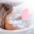 thumbnail image 2 of Unique Bargains Cartoon Bath Sponge for Shower 4.33"x2.56"x0.79" Pink, 2 of 6