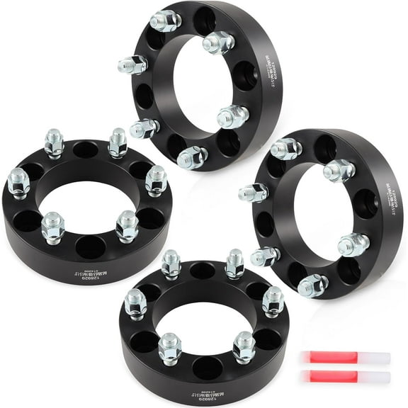 SCITOO 4Pcs 6x5.5 Wheel Spacers 1.5" Bore 108mm Studs 14x1.5 6Lug Wheel Spacers Fit for Cadillac Escalade 1999-2000 2002-2023 for Cadillac Escalade ESV 2023