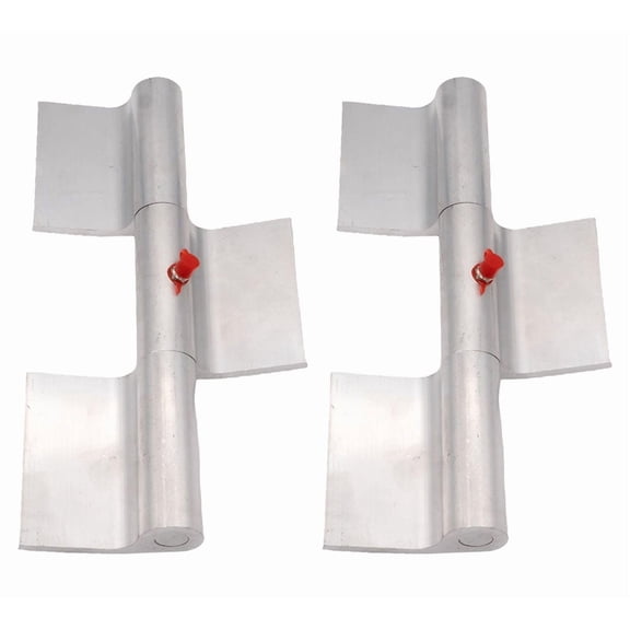 2 Pack 9" Aluminum Greaseable Door Hinge – Weld-On Lightweight Corrosion-Resistant Design for Trailer Ramps, Truck Doors & Utility Gates