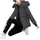 thumbnail image 3 of Chaquetas y abrigos casuales de manga larga con capucha Chaqueta de invierno para mujer con capucha en la cintura y para superar las capas exteriores de manga larga Abrigo de mujer, 3 of 7