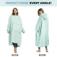 thumbnail image 5 of Catalonia Full Body Oversized Blanket Hoodie Sweatshirt, Extra Long Wearable Fleece Pullover, Gift for Adult Men Women Wife Girlfriend, 5 of 7