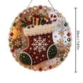thumbnail image 7 of Christmas Pearl Diamond Art Hanging Ornament Kit - Diamond Art Suncatchers - DIY Pearl Bead Painting Kits for Adult, Christmas Party Decorations for Home Wall Decor, 7 of 7