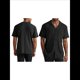 thumbnail image 3 of Camisa de Punto para Hombre, de Corta, , con Botones, para Vacaciones en la Playa, Informal, A Rayas, para Verano. Negro XXXL, 3 of 7