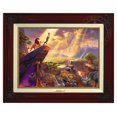 thumbnail image 1 of Thomas Kinkade le Roi Lion - Toile Classique (Cadre de Brandy), 1 of 1