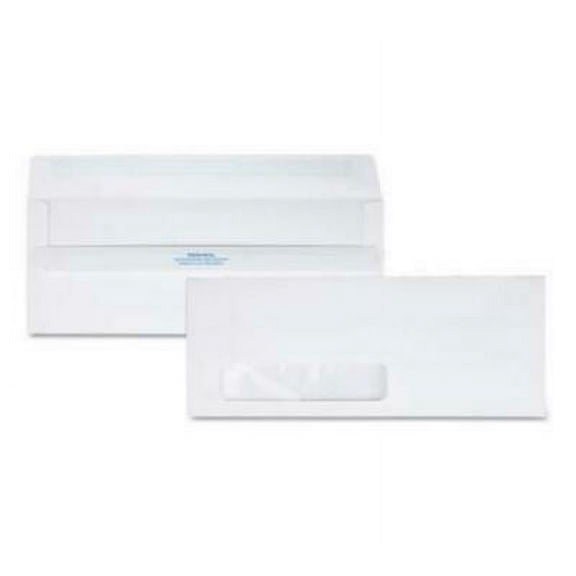 Quality Park Redi-Seal Envelope, #10, Commercial Flap, Redi-Seal Closure, 4.13 x 9.5, White, 500/Box (21318)