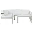 thumbnail image 2 of Pangea Home Karen 5-Piece Modern Aluminum Sectional in White Finish, 2 of 3