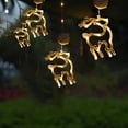 thumbnail image 5 of Christmas LED Light Decoration with Suction Cup Hook Christmas Tree Snowflake Snowman Battery Powered Indoor Bedroom Window Display Holiday Lights Warm White, 5 of 6