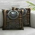 thumbnail image 3 of JEUXUS  Steampunk Mechanical Gears Four Seasons Universal Throw Pillow Cover Bed Sofa Pillow Home Decoration, 3 of 5