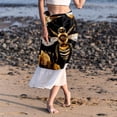thumbnail image 6 of Bee Stunning Chiffon Beach Dress with Polyester Straps - Summer Dress for Beach Skirt Look, 6 of 6