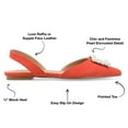 thumbnail image 3 of Journee Womens Hannae Sling Back Pointed Toe Flats, Widths Available, 3 of 9