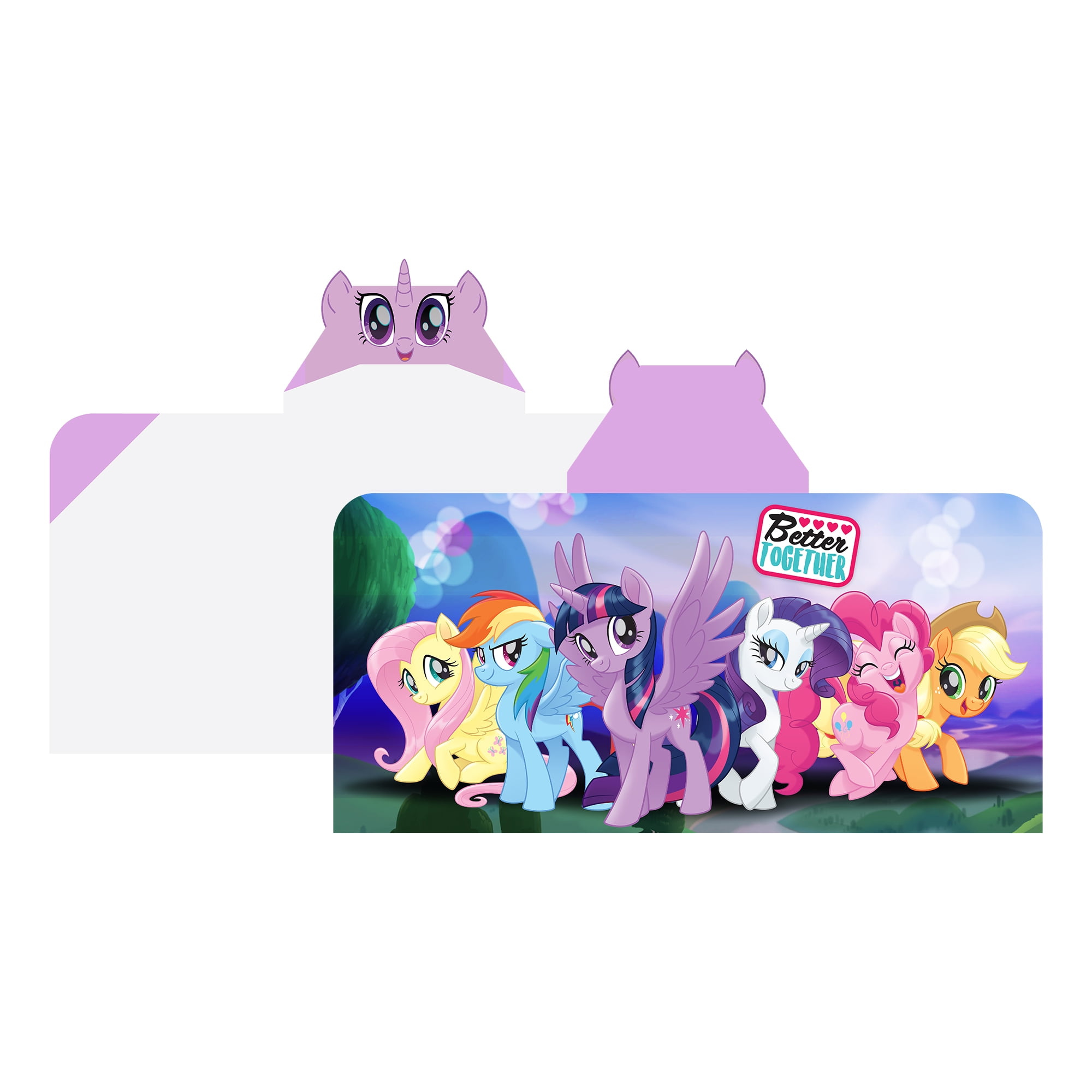my little pony hooded towel