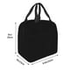 thumbnail image 3 of Easygdp Black Bolsa Térmica Premium - Tela Oxford Impermeable, Gran Capacidad, Bolsillo Frontal, Unisex para Trabajo, Escuela, Actividades al Aire Libre y Picnics, 3 of 8