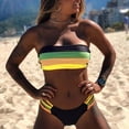 thumbnail image 3 of Women Swimsuit Bikini Set New Arrival Women Bandage Bathing Suit Female Swimwear Bikini Sets Striped Swim Beach Wear, 3 of 6