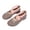Brown, variant on Women's Crisscross Strap Mary Jane Flats Rhinestone Embellished Round Toe Soft Comfortable Casual Walking Shoes(36)