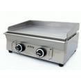 thumbnail image 1 of INTBUYING Commercial LPG Gas Grill Griddle Countertop Flat Top Cooking Griddle Grill BBQ Teppanyaki Grill 2800Pa Stainless Steel, 1 of 9