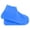 Blue, variant on 1 Pair Rain Shoe Cover Waterproof Thickened Silicone Lightweight Foldable Design Easy to Clean High Elasticity Rain Boot Cover