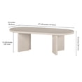 thumbnail image 5 of Evelyn&Zoe Scandinavian 48" Wide Alder White Coffee Table, 5 of 7